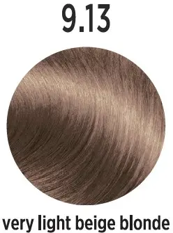 Vopsea de par Profesionala ELEMENT 9.13, 100 Ml, Very Light Beige Blonde