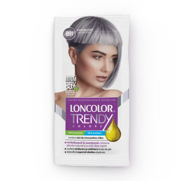 Vopsea de par semi-permanenta Trendy Colors B91, 50ml, Loncolor