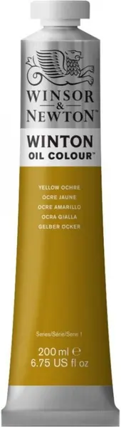 Vopsea de ulei Winsor & Newton Winton - Galben ocru, 200 ml