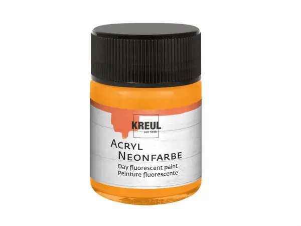 Vopsea Kreul Acrylic Day fluorescenta Neon, 50 ml, 3 culori