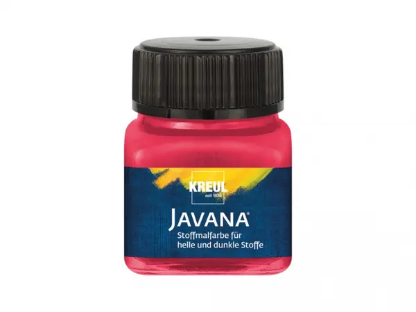 Vopsea pentru textile deschise si inchise la culoare Javana, 20 ml