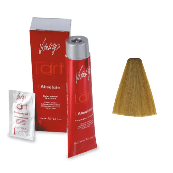 Vopsea permanenta de par Vitality's Art Absolute cu amoniac 9/3 Blond Foarte Deschis Auriu 100ml