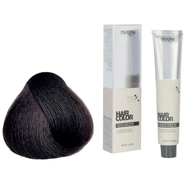 Vopsea Profesionala de Par Maxima, 4.99 Saten Ciocolata Neagra, 100 Ml