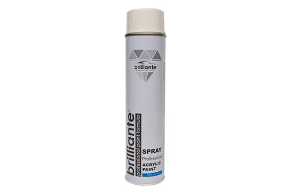 Vopsea Spray Acrilica Alb Pur Lucios (Ral 9010) 600 Ml Brilliante