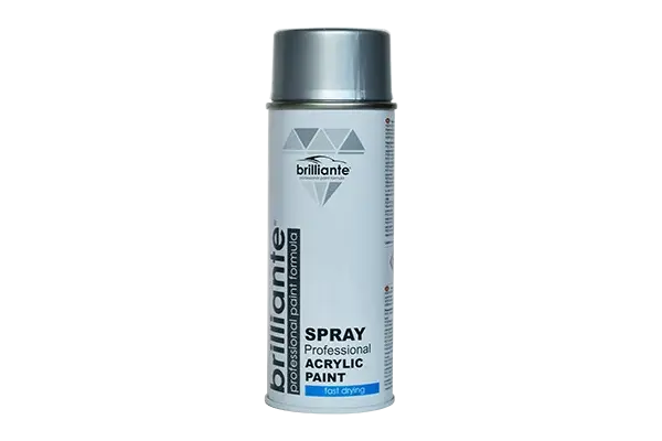 Vopsea Spray Aluminiu White (Ral 9006) 400 Ml Brilliante