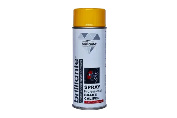 Vopsea Spray Galben Pentru Etriere Frane (Ral 1023) 400Ml Brilliante