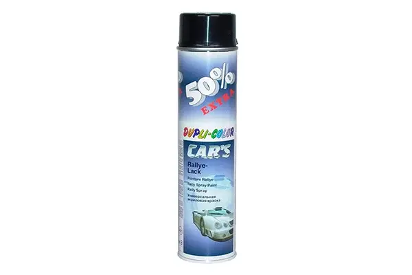 Vopsea Spray Negru Lucios Pentru Jante 600 Ml