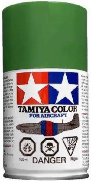 Vopsea spray Tamiya - AS-23 Light Green (German Air), flat - Spray For Aircraft (100 ml) (TAM86523)