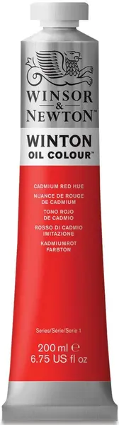 Vopsea ulei Winsor & Newton Winton - Roșu de cadmiu, 200 ml