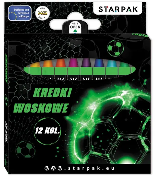 Vopsele cerate Starpak Football - 12 culori