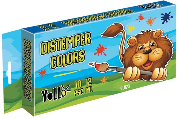 Vopsele tempera S. Cool - 10 culori, 12 ml