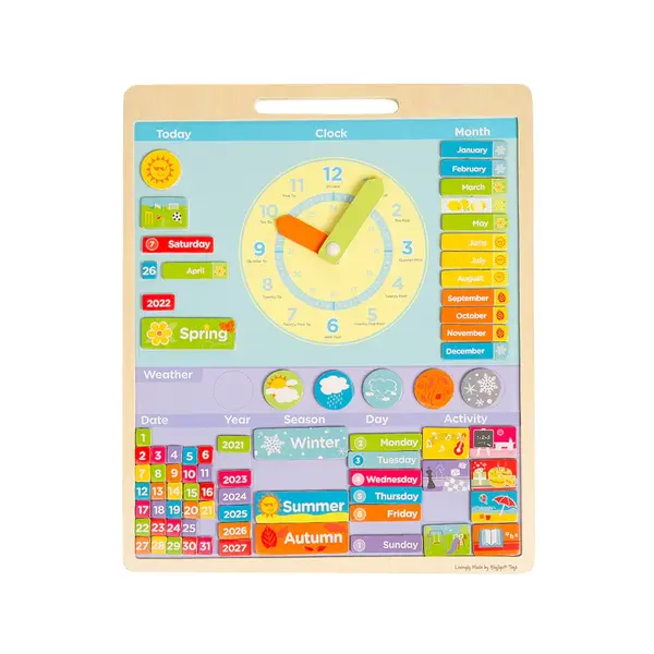 Vremea - Calendar magnetic in limba engleza