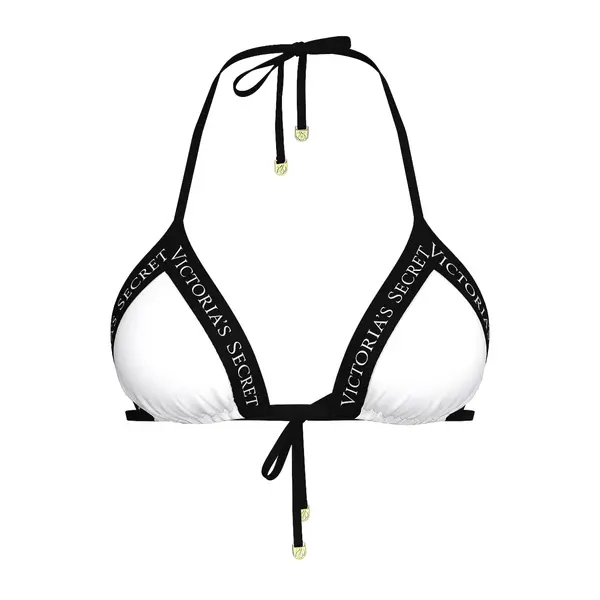 Vs iconic logo triangle bikini top - vs white L