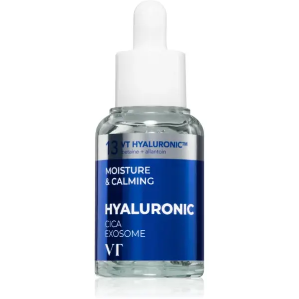 VT Cosmetics Cica Exosome H3 Hydro Ampoule ser facial calmant pentru hidratare intensa 30 ml