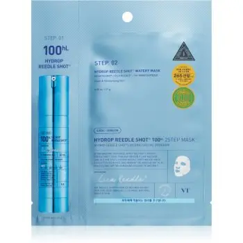 VT Cosmetics Hydrop Reedle Shot 100hL 2 Step Mask masca pentru hidratare intensa pentru tratarea tenului în două faze