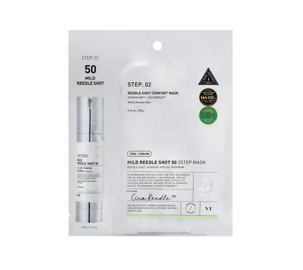 VT Cosmetics – Mild Reedle Shot 50 2 Step Mask