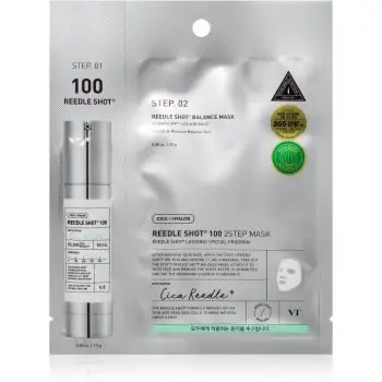 VT Cosmetics Reedle Shot 100 2-Step Mask masca intensă de întinerire pentru tratarea tenului în două faze