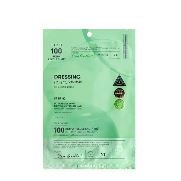 VT Cosmetics - Reti-A Reedle Shot 100 2-Step Hydrogel Mask