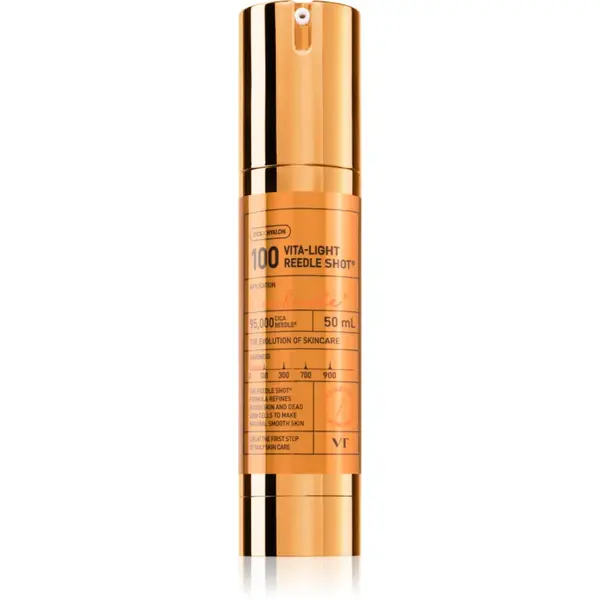 VT Cosmetics Vita-Light Reedle Shot 100 ser pentru netezire pentru strălucirea și netezirea pielii 50 ml