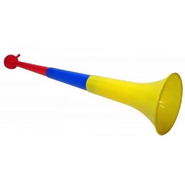 Vuvuzela DEPOX , tip goarna, tricolor 60 cm