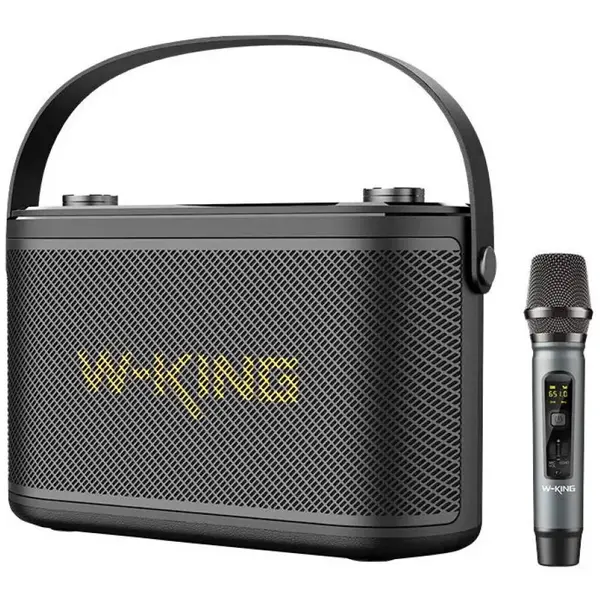 W-KING Boxa portabila Wireless Bluetooth 5.0, W-King H10 S 80W, Raza actiune 10 m, Negru