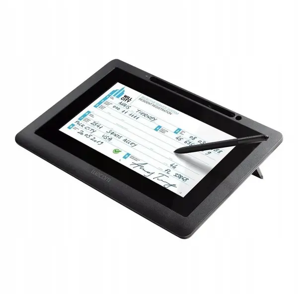 Wacom Tablet grafica Wacom DTU-1031AX, 10,1 inch, USB, rezistenta la zgarieturi, 31x21,7x1,4cm, Gri