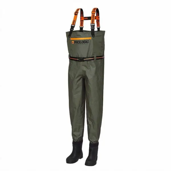 Waders Inspire Chest Bootfoot Wader Eva Sole Green L marime 42/43