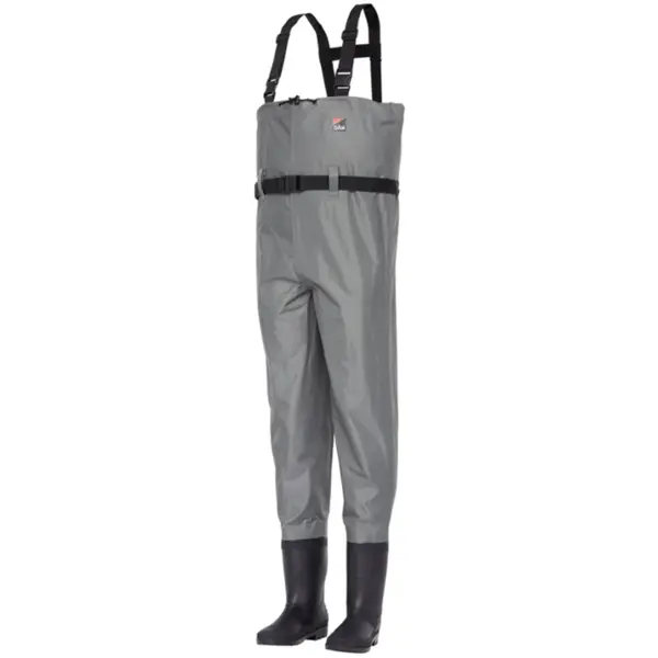 Waders Nylon Chest Waders Light Greymarime 44/45
