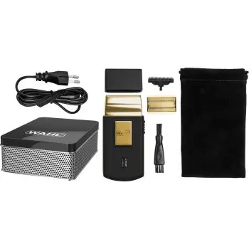 Wahl Travel Shaver Gold Edition aparat de barbierit pentru calatorie pentru barbă