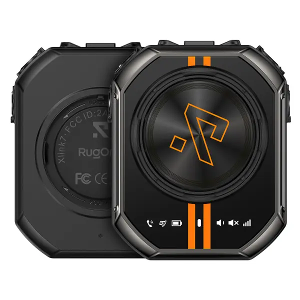Walkie Talkie RugOne XLink 7, Negru, 4G, Cartel cadou 1 an gratuit, Comunicare vocala AI, GPS, Bluetooth 5.2, SOS, Baterie 1050mAh, USB-C, Nano SIM