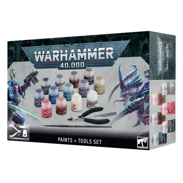 Warhammer 40.000 - Paints + Tools Set