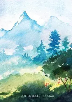 Watercolor Hillside - Dotted Bullet Journal. Medium A5 - 5.83X8.27, Paperback/Blank Classic