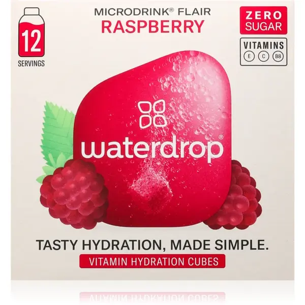 Waterdrop Microdrink băutură cu vitamine aroma Flair – Raspberry 12 buc