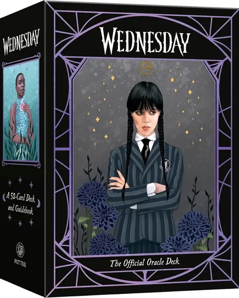 Wednesday: The Official Oracle Deck (52 Cards and Guidebook)