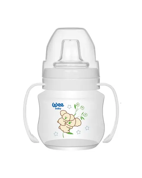 WEE BABY Pahar care nu curge cu maner 125ml -753