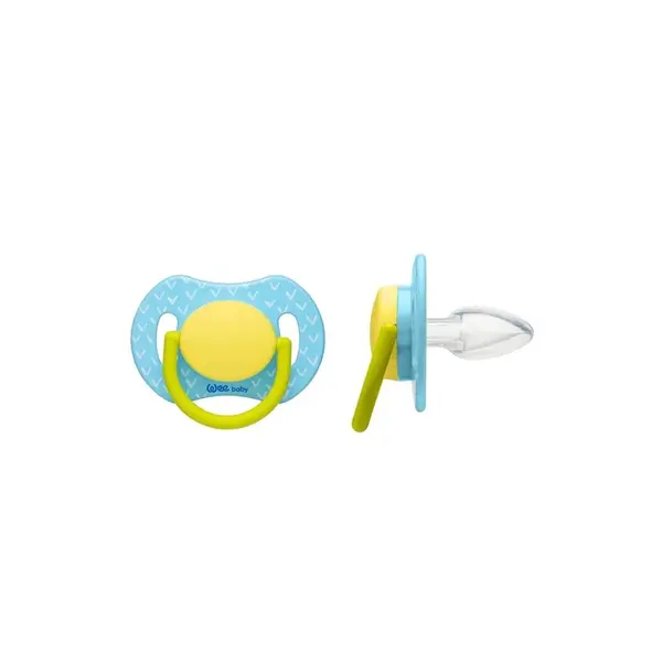 WEE BABY Suzeta din silicon cu forma simetrica nr.2 -786