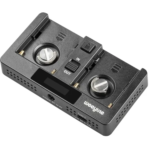 Weeylite Adaptor Weeylite WB2 de la NP-F la V-mount pentru Weeylite ninja 200 sau Weeylite ninja 300
