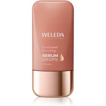 Weleda Serum Drops Sunkissed Bronzing ser facial hidratant cu efect delicat de bronz