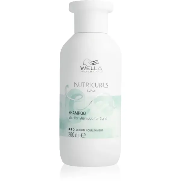 Wella Professionals Nutricurls Curls șampon micelar delicat pentru păr creț 250 ml
