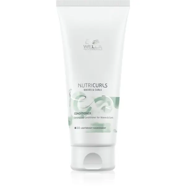 Wella Professionals Nutricurls Waves & Curls balsam hranitor pentru par usor de pieptanat 200 ml