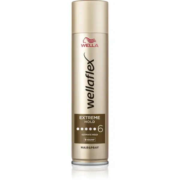 Wella Wellaflex Extreme Hold fixativ pentru păr cu fixare foarte puternică pentru o fixare naturala 250 ml