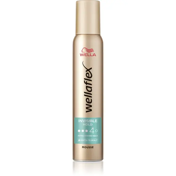Wella Wellaflex Invisible Hold spuma cu fixare foarte puternica 200 ml