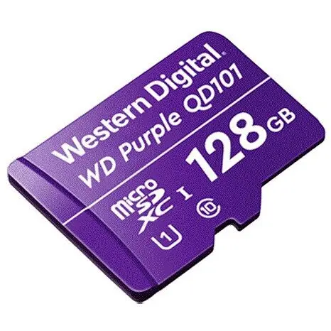 Western Digital Card MicroSD 128 GB seria Purple Ultra Endurance - Western Digital WDD128G1P0C