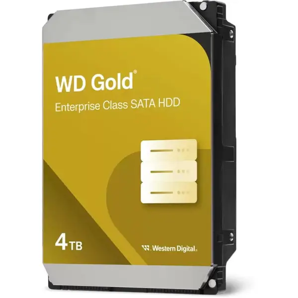 Western Digital Hard Disk Drive(HDD), Western Digital Gold, 4TB SATA