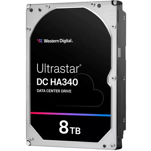 Western Digital Hard Disk Ultrastar WUS721208BLE6L4,DC HA340 Data Center 3.5” SATA HDD, 8TB