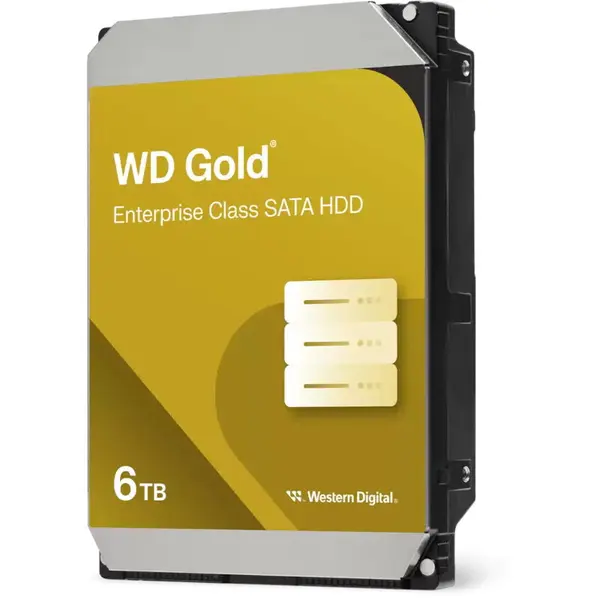 Western Digital Hard disk WD Gold 6TB SATA-III 7200RPM 256MB