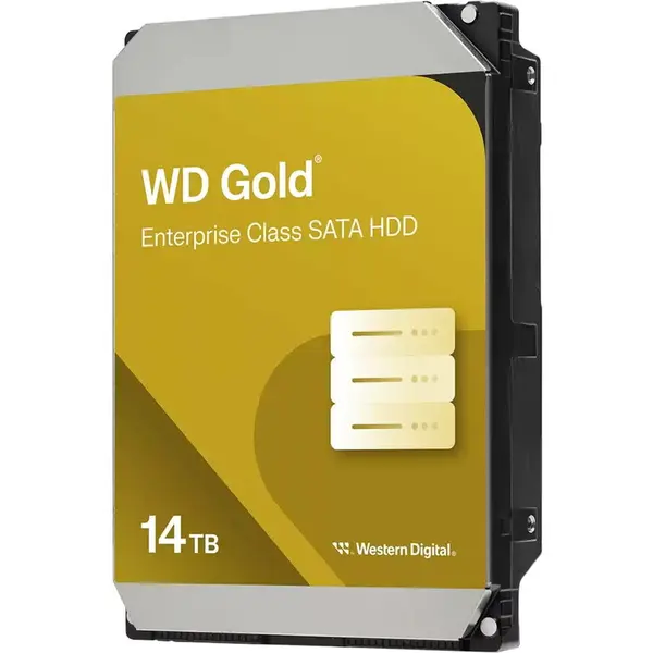 Western Digital Hard Disk WD Gold Enterprise Class, 3,5”, 14 TB, interfata SATA 3 (6 Gb/s)