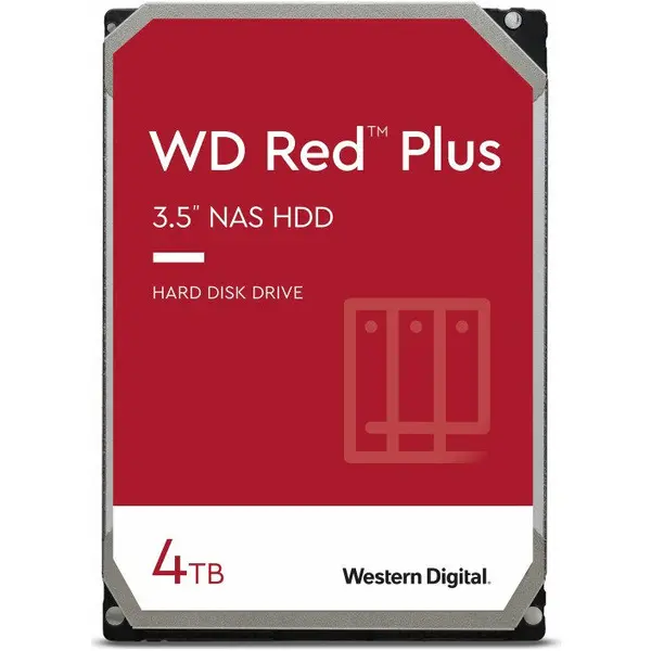 Western Digital Hard disk WD Red Plus 4TB SATA-III 5400RPM 128MB