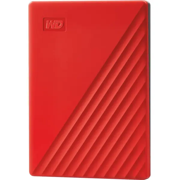 Western Digital HDD extern WD My Passport 2TB, 2.5, USB 3.2 Gen1, Rosu