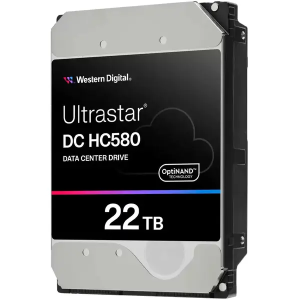 Western Digital HDD Server Western Digital Ultrastar DC HC580, SE, 22TB, SATA, 7200 rpm, 3.5